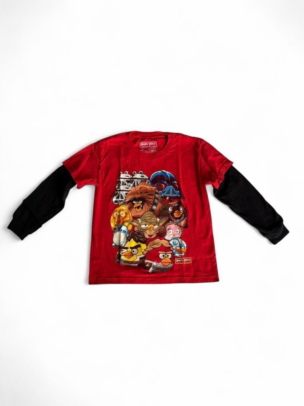 Fifth Sun Angry Birds Star Wars Layered Tee 5/6
